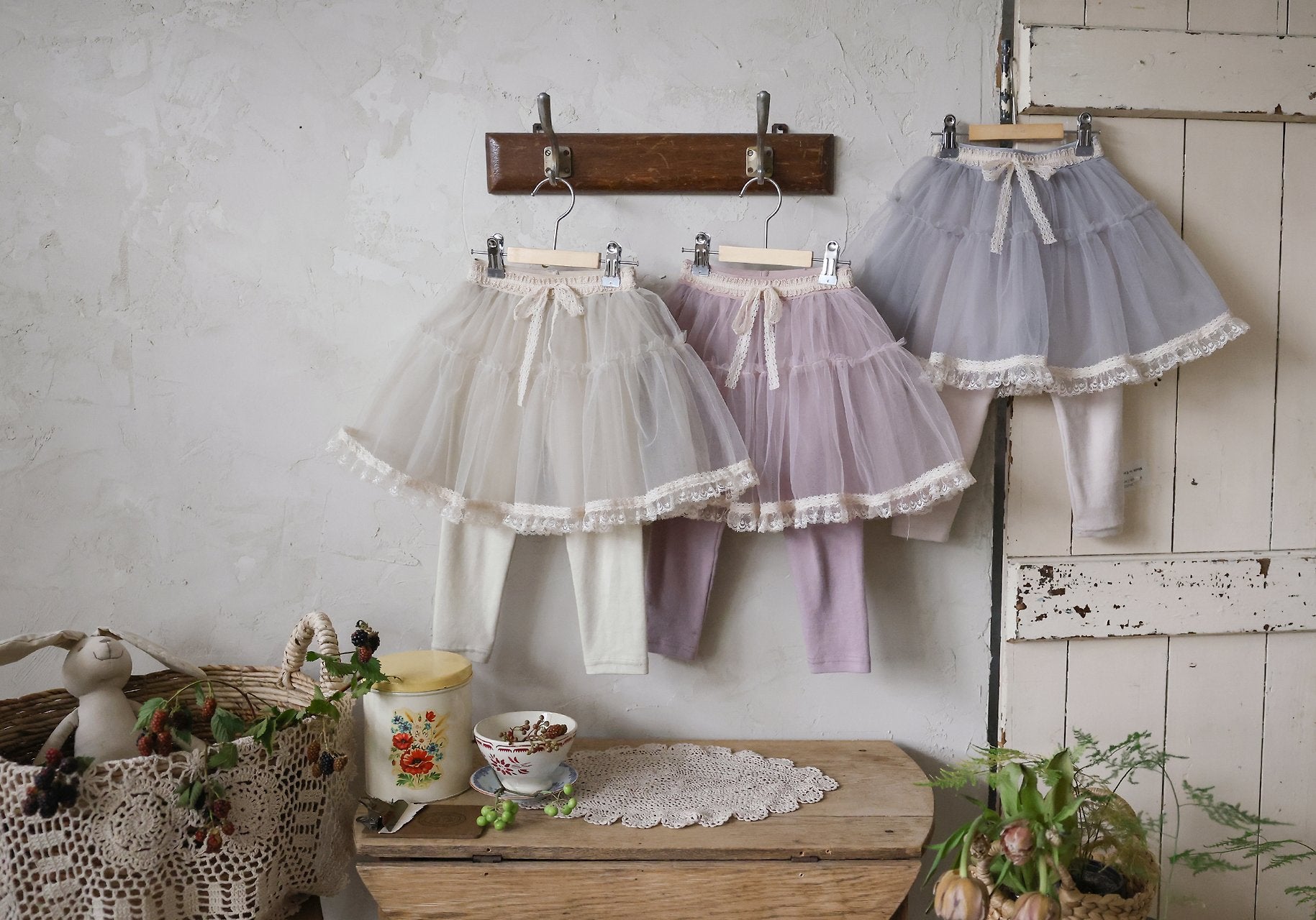 ［FLO］Miyu shasha skirt leggings