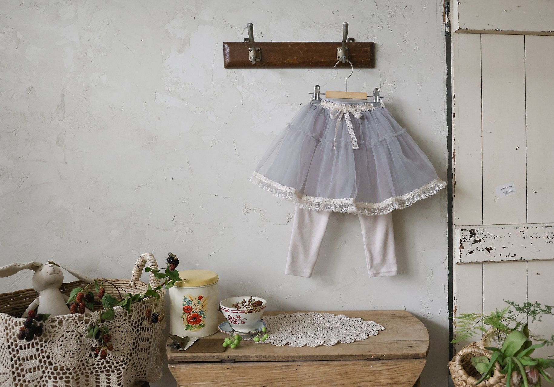 ［FLO］Miyu shasha skirt leggings