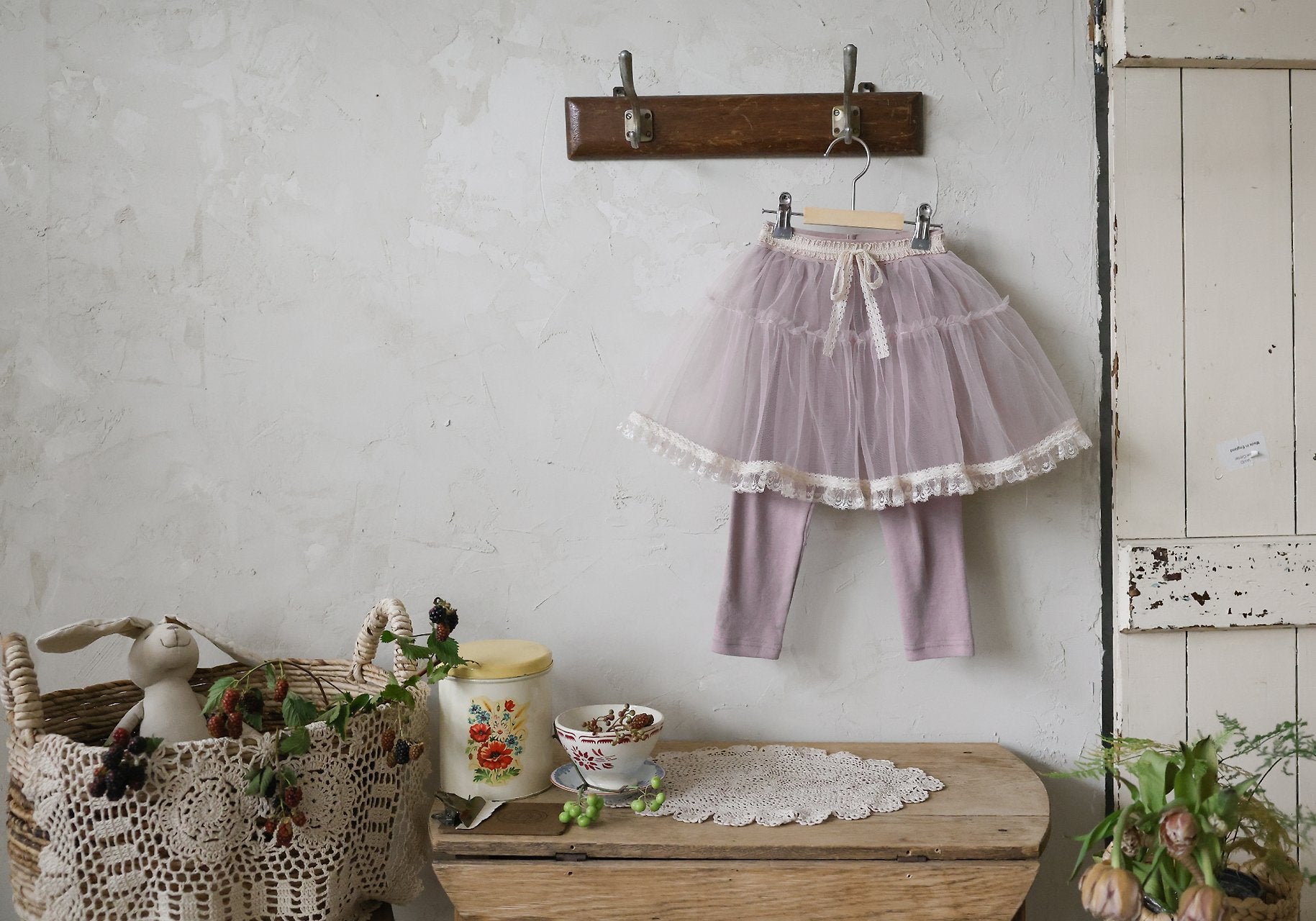 ［FLO］Miyu shasha skirt leggings