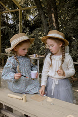 ［FLO］Yuna lace ribbon tops