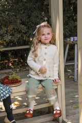 ［FLO］Day twist lace pants