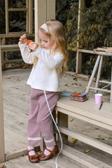 ［FLO］Day twist lace pants