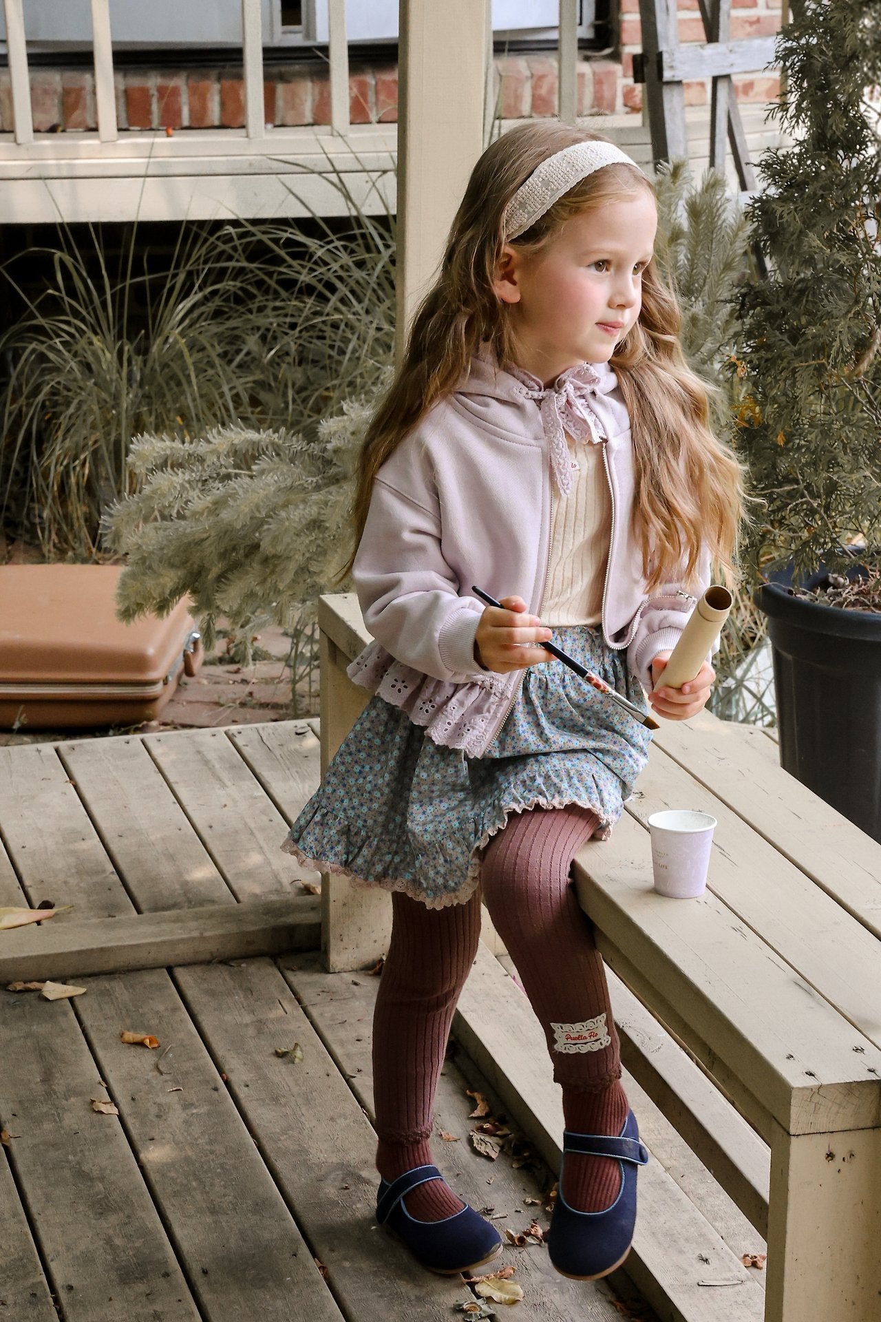 ［FLO］Lover rib leggings