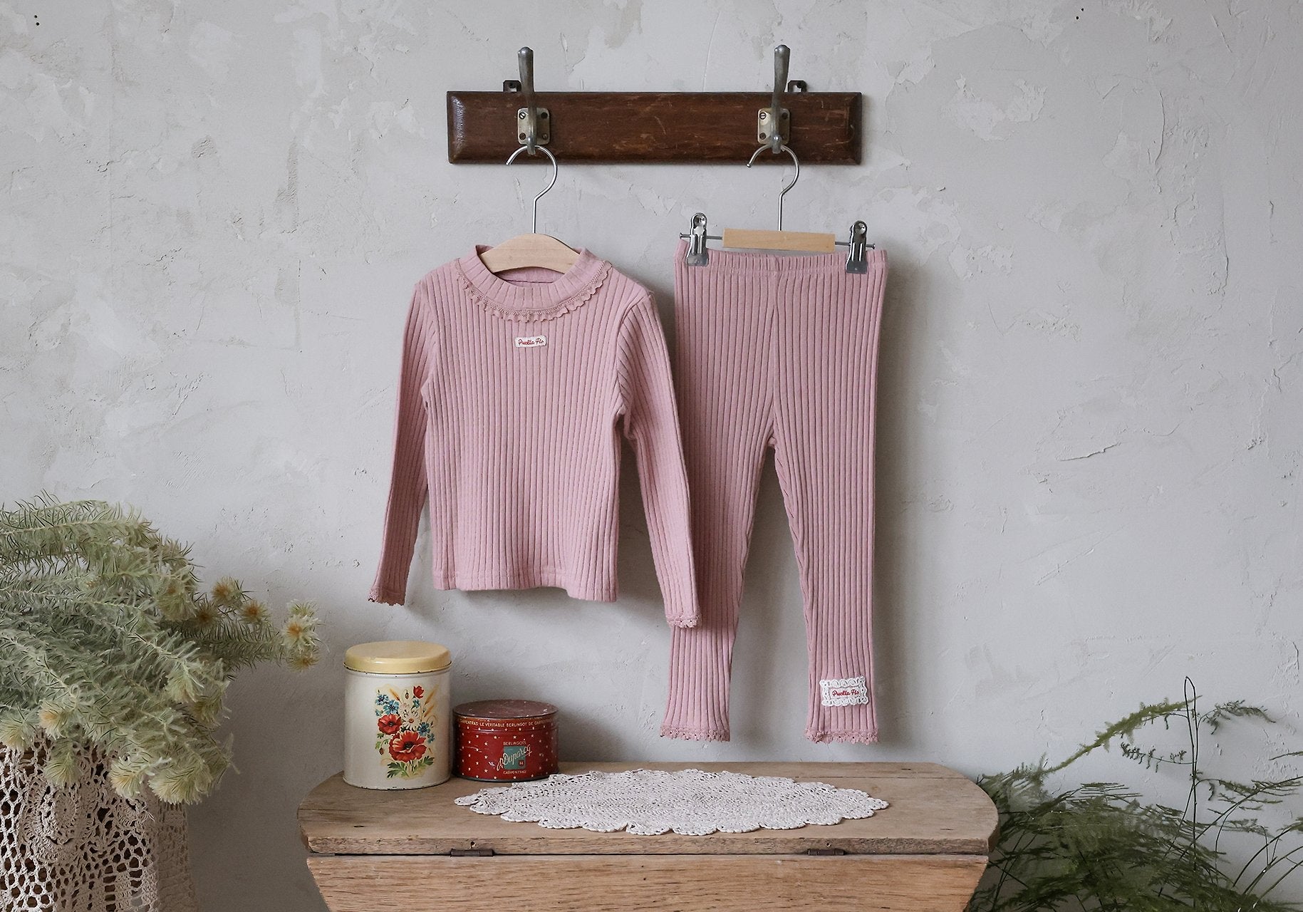 ［FLO］Lover rib leggings