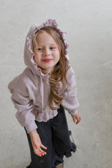 ［FLO］Oatmeal lace hood Jumper