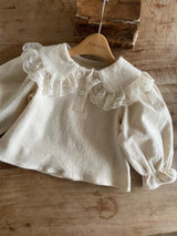 ［Anne shirley］Silvian lace collar blouse