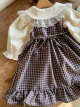 ［Anne shirley］Rosalie check one-piece (small check)