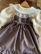 ［Anne shirley］Rosalie check one-piece (small check)