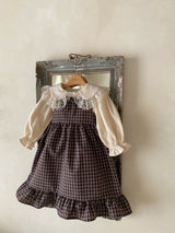 ［Anne shirley］Rosalie check one-piece (small check)