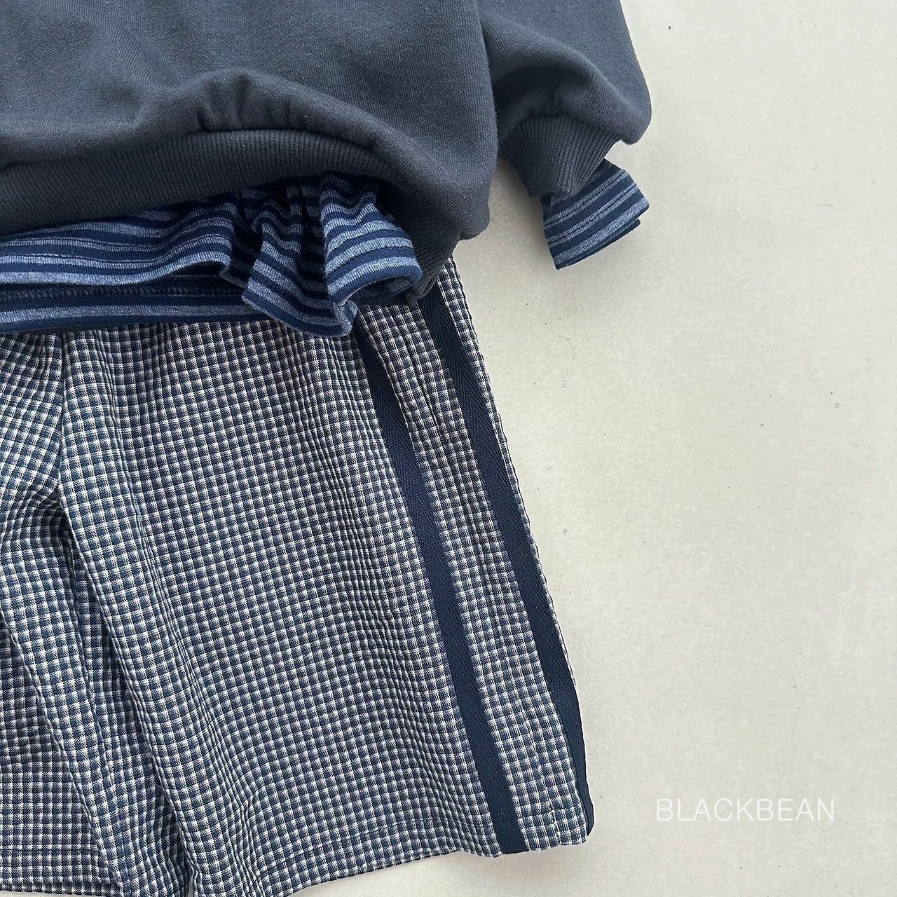 ［BLACK BEAN］Jemma check pants (kids)