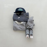 ［BLACK BEAN］Emotion stripe set up (baby)