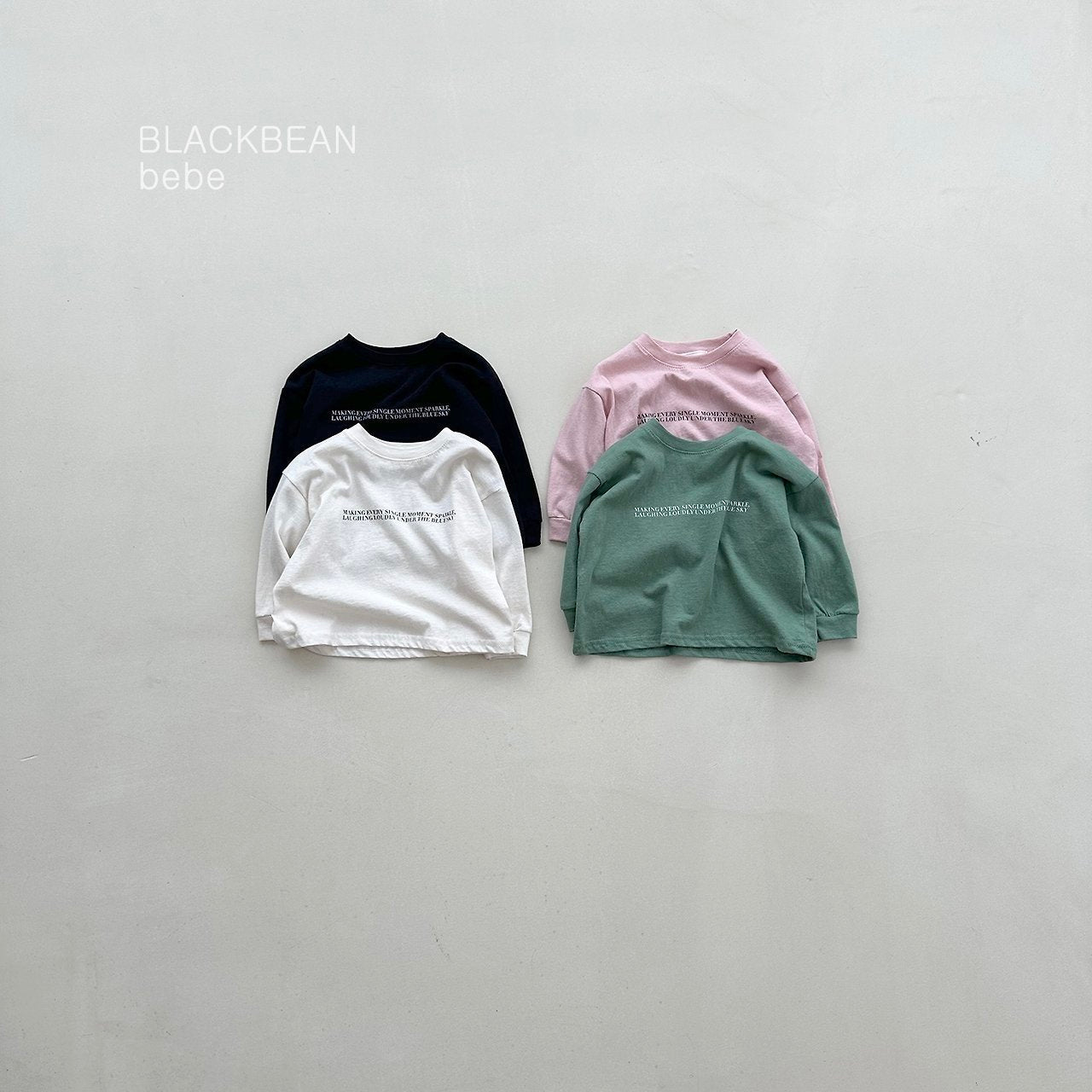 ［BLACK BEAN］Sky lettering tee (baby)