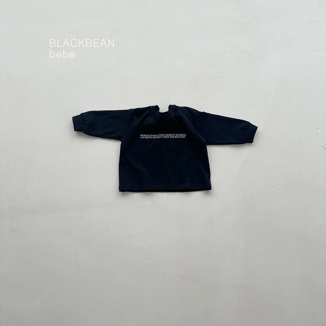 ［BLACK BEAN］Sky lettering tee (baby)