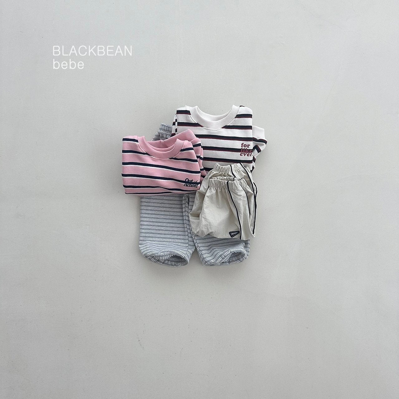 ［BLACK BEAN］Ever stripe mtm (baby)