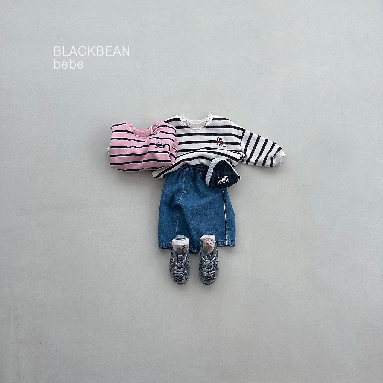 ［BLACK BEAN］Ever stripe mtm (baby)