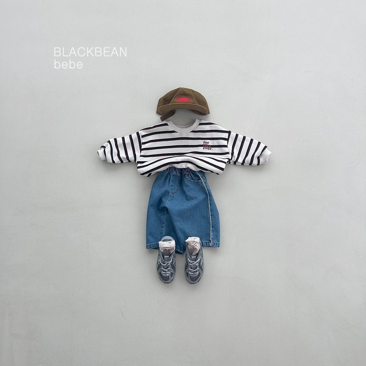 ［BLACK BEAN］Ever stripe mtm (baby)