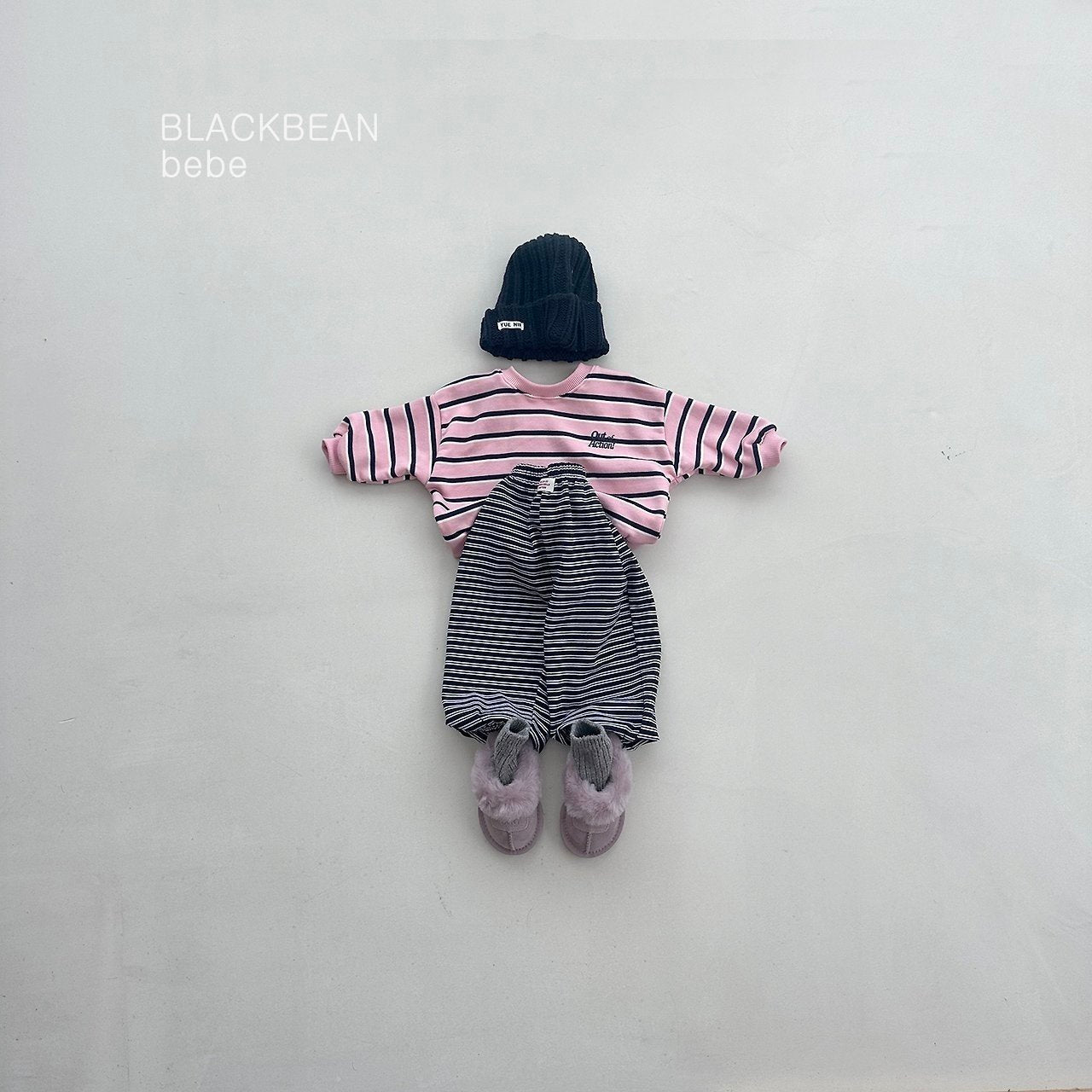 ［BLACK BEAN］Ever stripe mtm (baby)