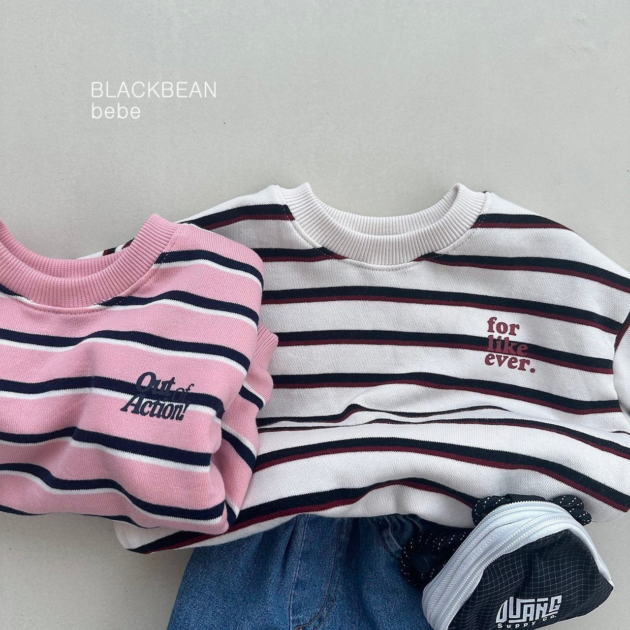 ［BLACK BEAN］Ever stripe mtm (baby)