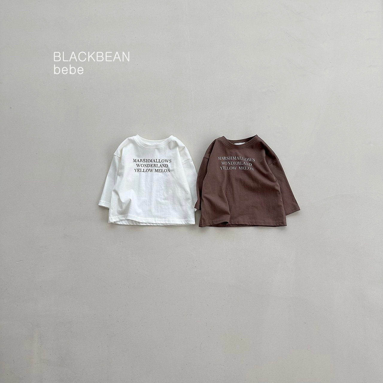 ［BLACK BEAN］Marshmallow tee (baby)