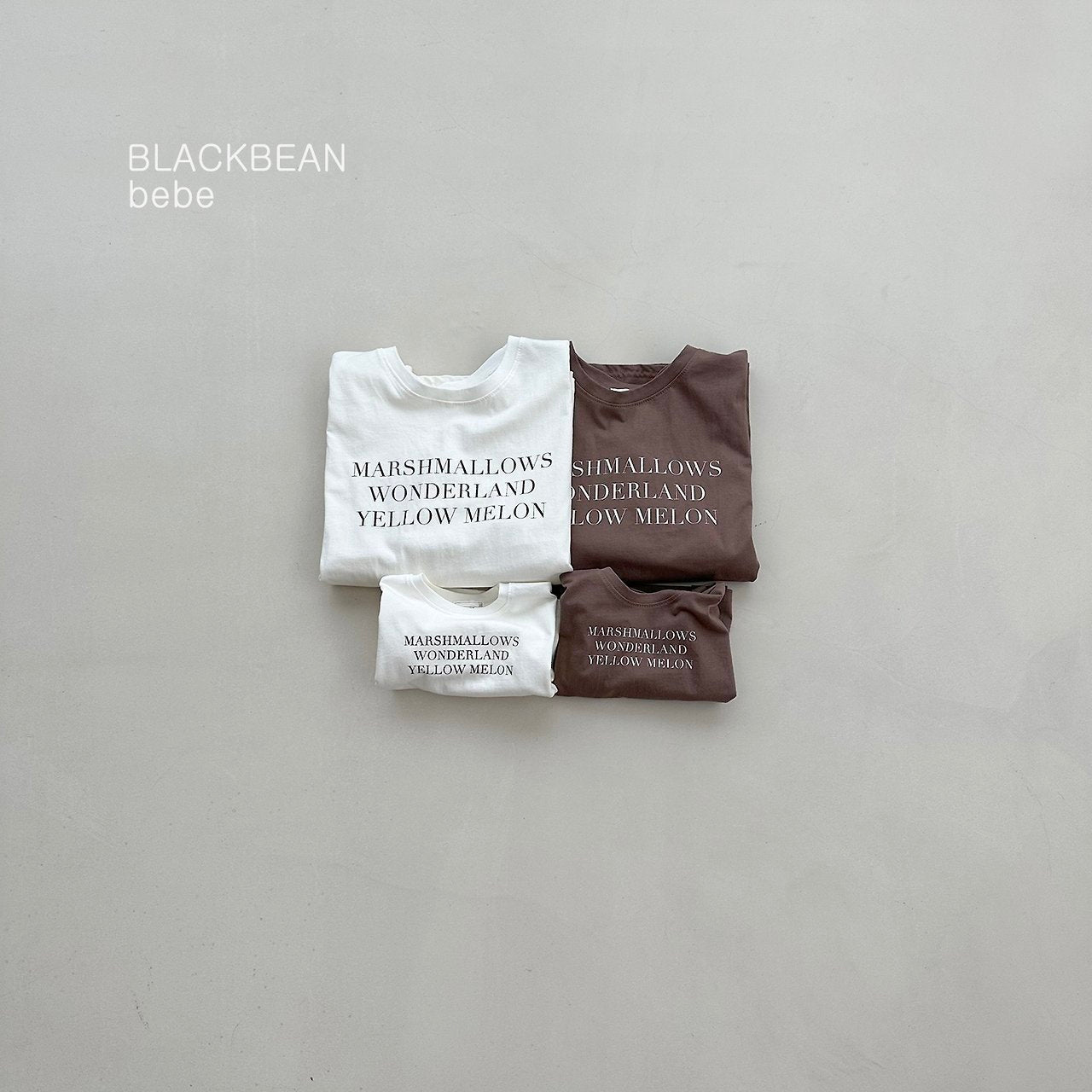 ［BLACK BEAN］Marshmallow tee (baby)