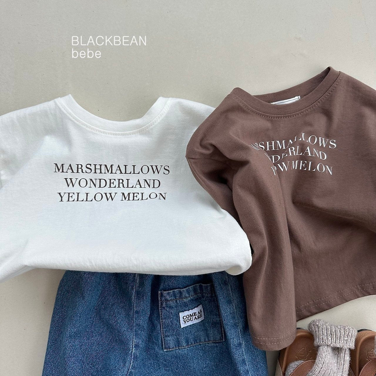 ［BLACK BEAN］Marshmallow tee (baby)