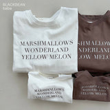 ［BLACK BEAN］Marshmallow tee (mom)