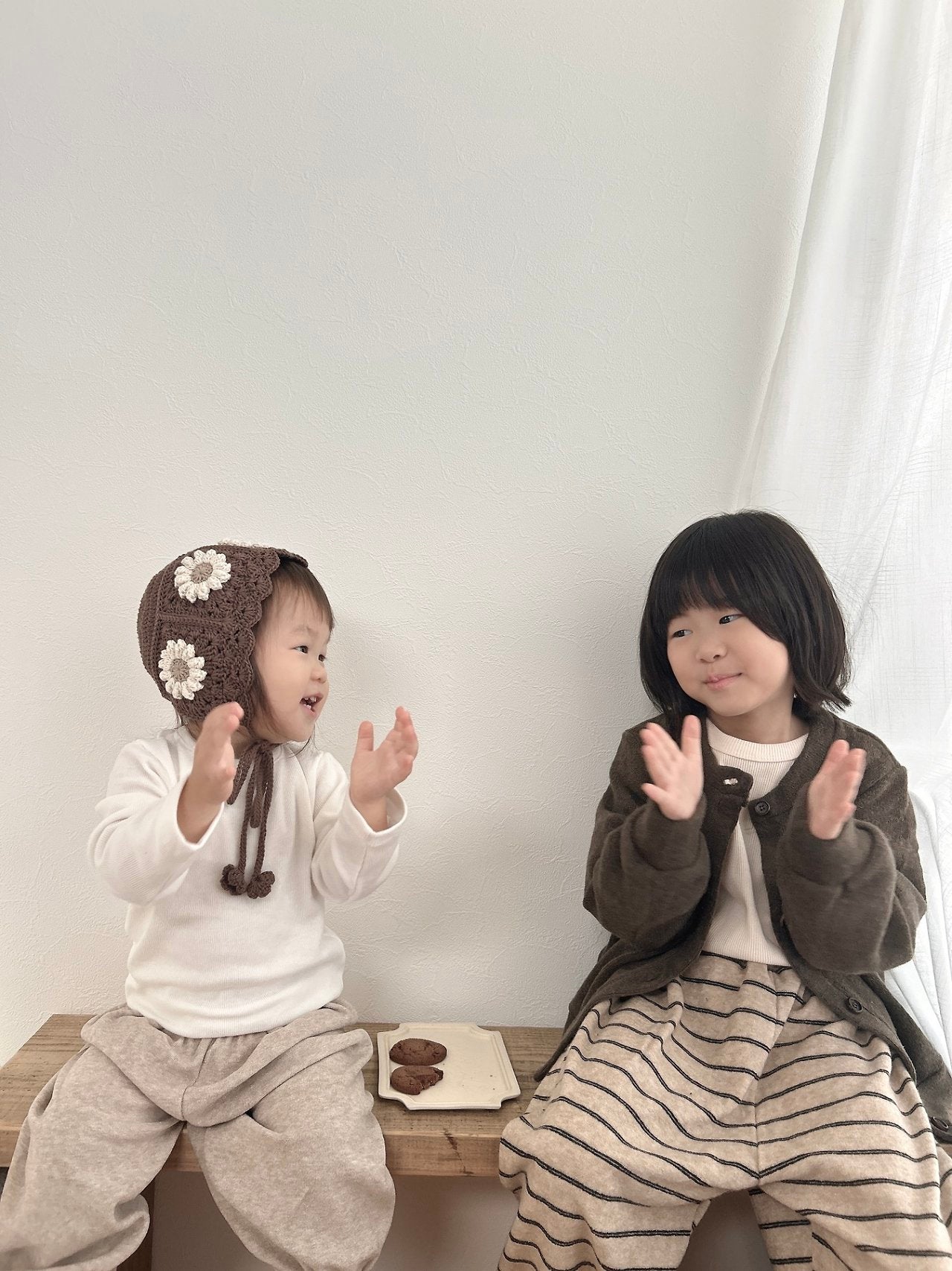 ［MoA］Wool terry cardigan