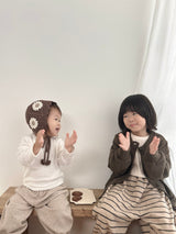 ［MoA］Wool terry cardigan