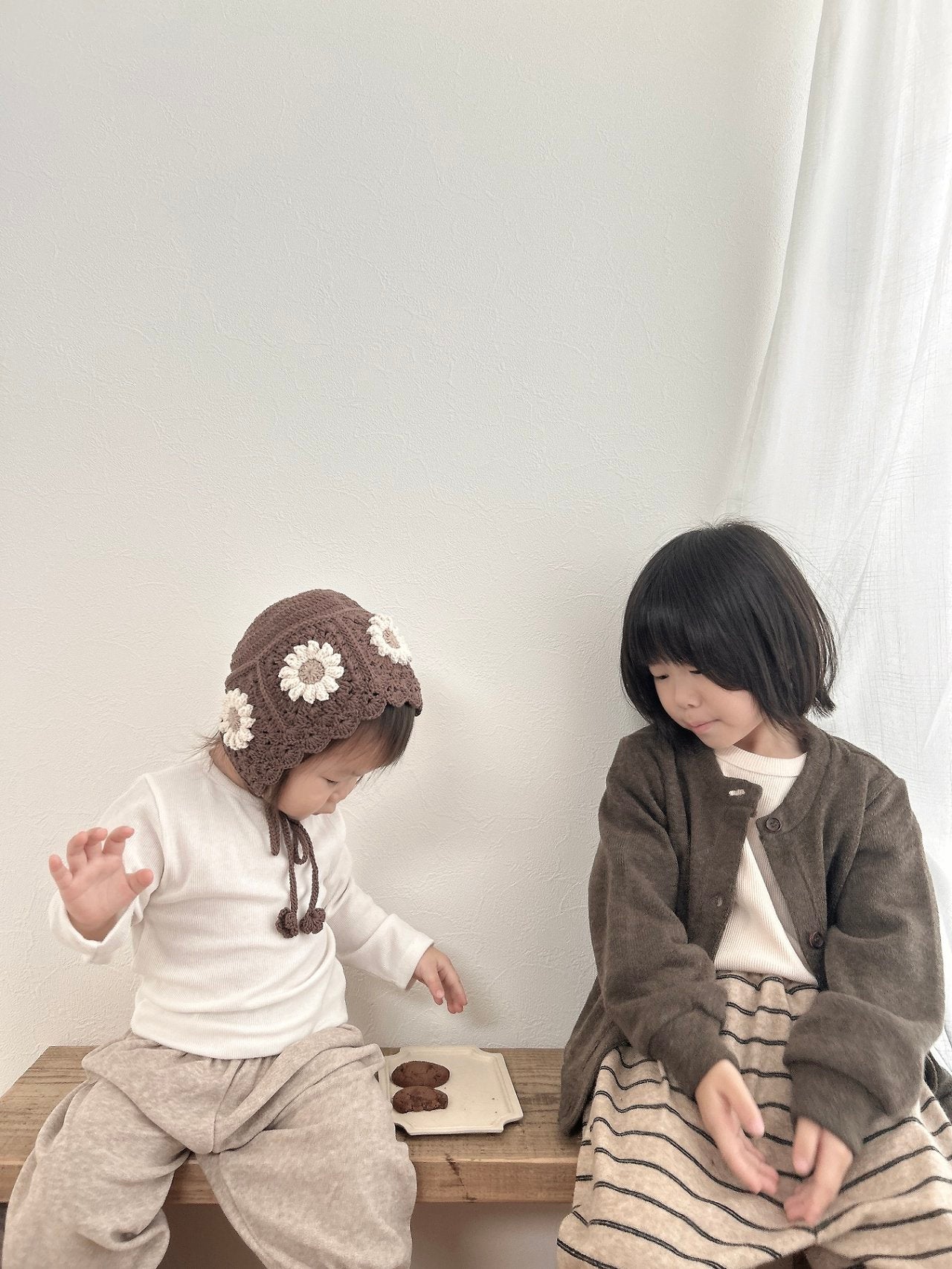 ［MoA］Wool terry cardigan