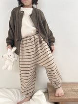 ［MoA］Wool terry cardigan