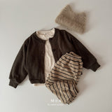 ［MoA］Wool terry cardigan