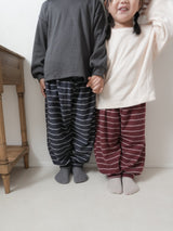 ［MoA］Joy stripe jogger pants