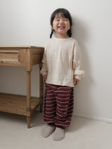 ［MoA］Joy stripe jogger pants