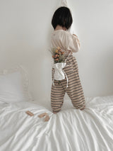 ［MoA］Joy stripe jogger pants