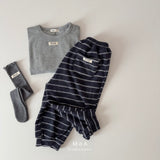 ［MoA］Joy stripe jogger pants