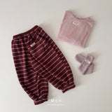［MoA］Joy stripe jogger pants
