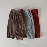 ［MoA］Velvet jogger pants