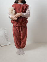 ［MoA］Velvet jogger pants