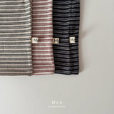［MoA］Latte stripe tee