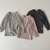 ［MoA］Latte stripe tee