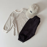 ［MoA］Sweet stripe boxy tee