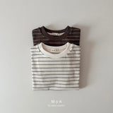 ［MoA］Sweet stripe boxy tee