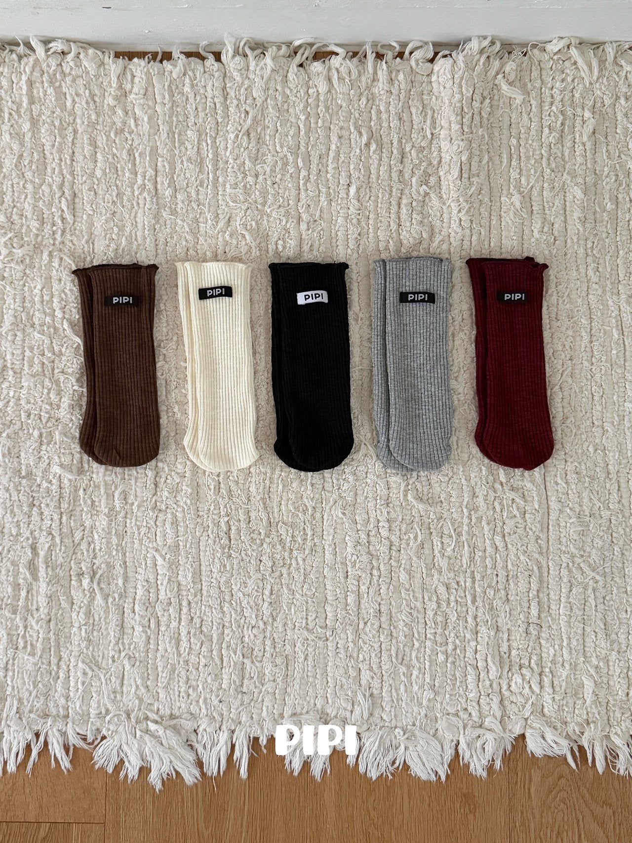 ［pipi］Pipi rib socks