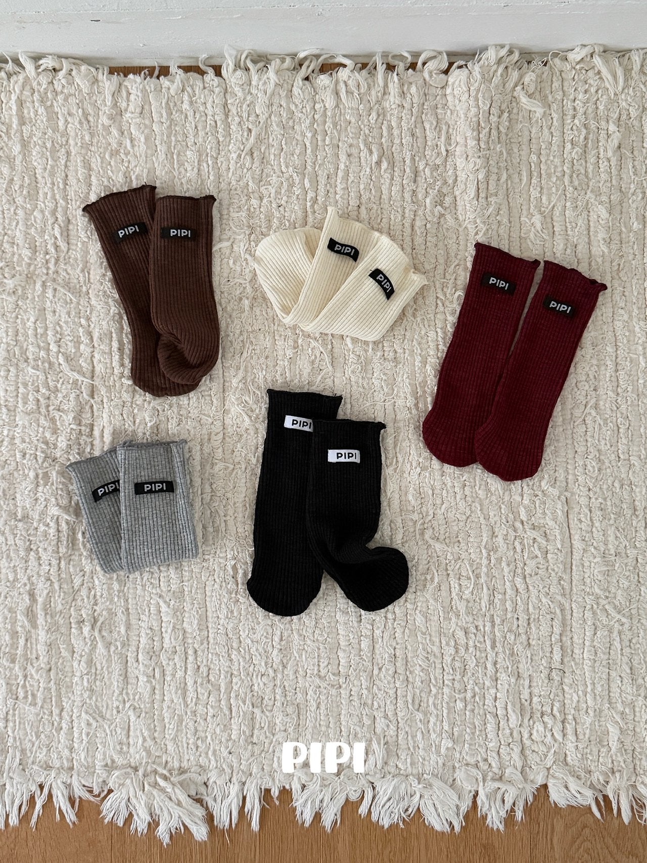 ［pipi］Pipi rib socks