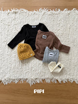 ［pipi］Rib basic tee