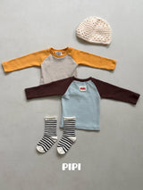 ［pipi］Raglan contrast tops