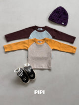 ［pipi］Raglan contrast tops