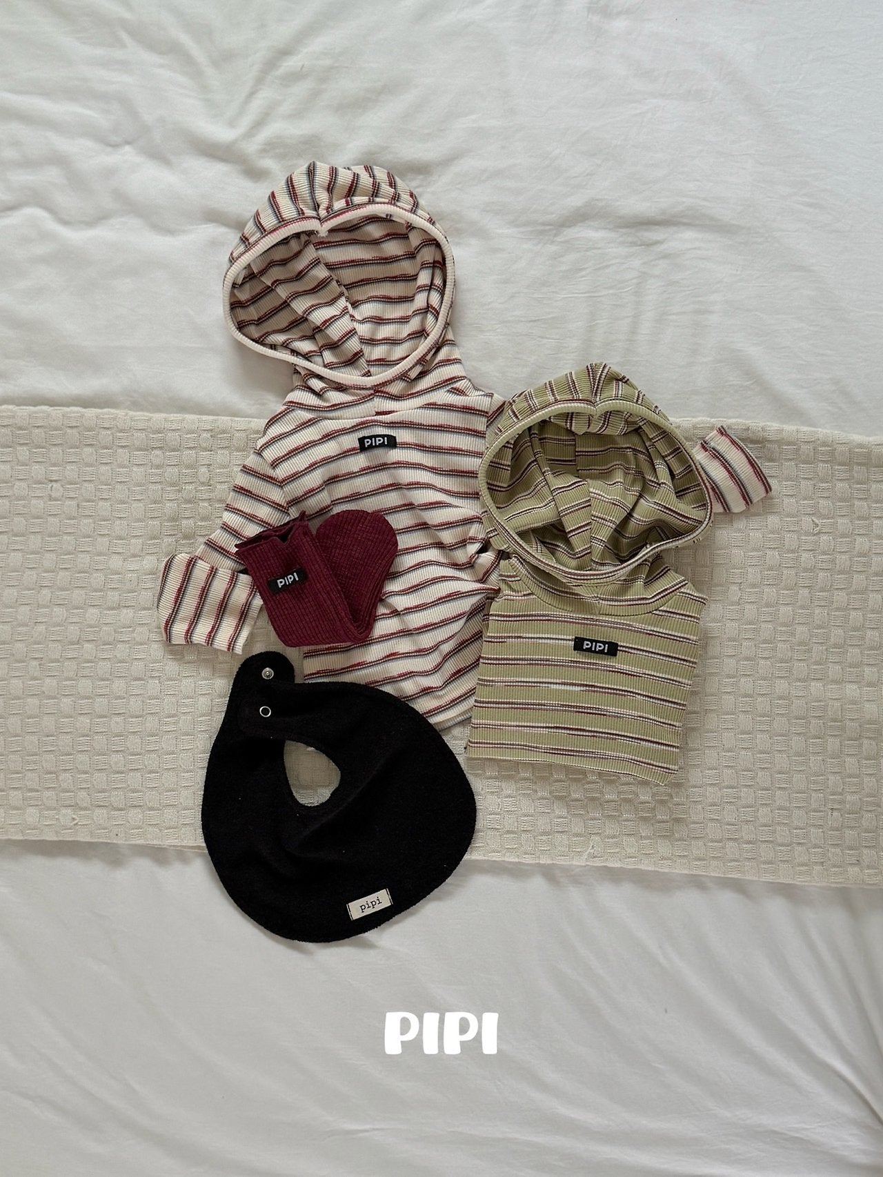 ［pipi］Haribo stripe hoodie