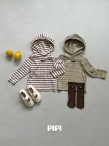 ［pipi］Haribo stripe hoodie