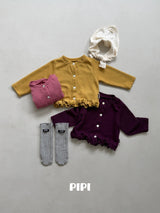 ［pipi］Frill cardigan